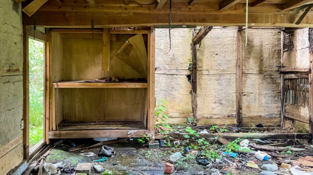 interior of old akiya house