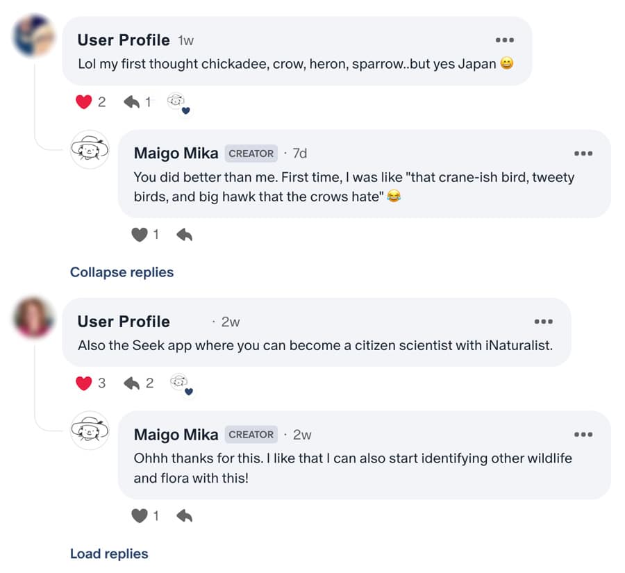 maigomika-patreon-post-example-2 example of patreon posts with actual user comments