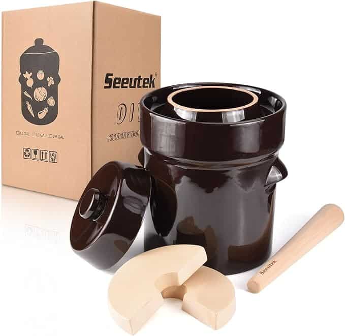 ceramic pot with weights