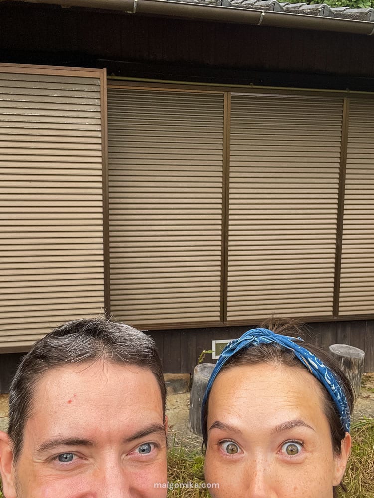 Selfie after buying our ¥500,000 akiya in rural Japan