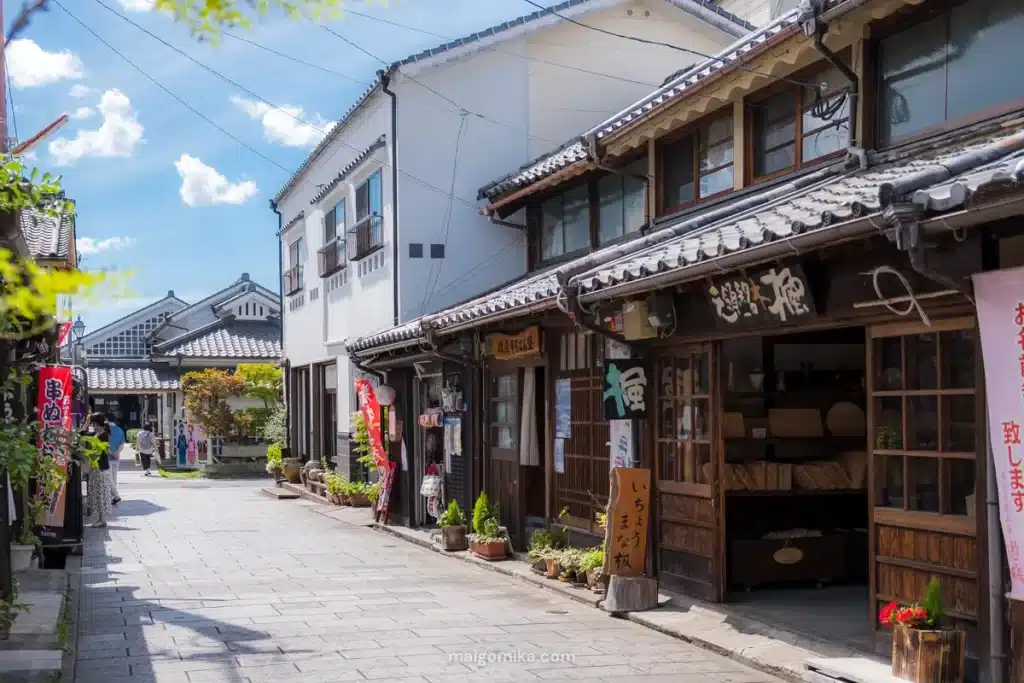 hita, oita prefecture edo period shopping streets in Japan